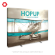 Hopup 10ft Straight Full Heigh Tension Display