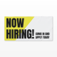 Now Hiring - Come In