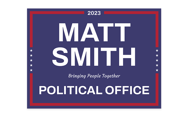 Yardsign Political Template